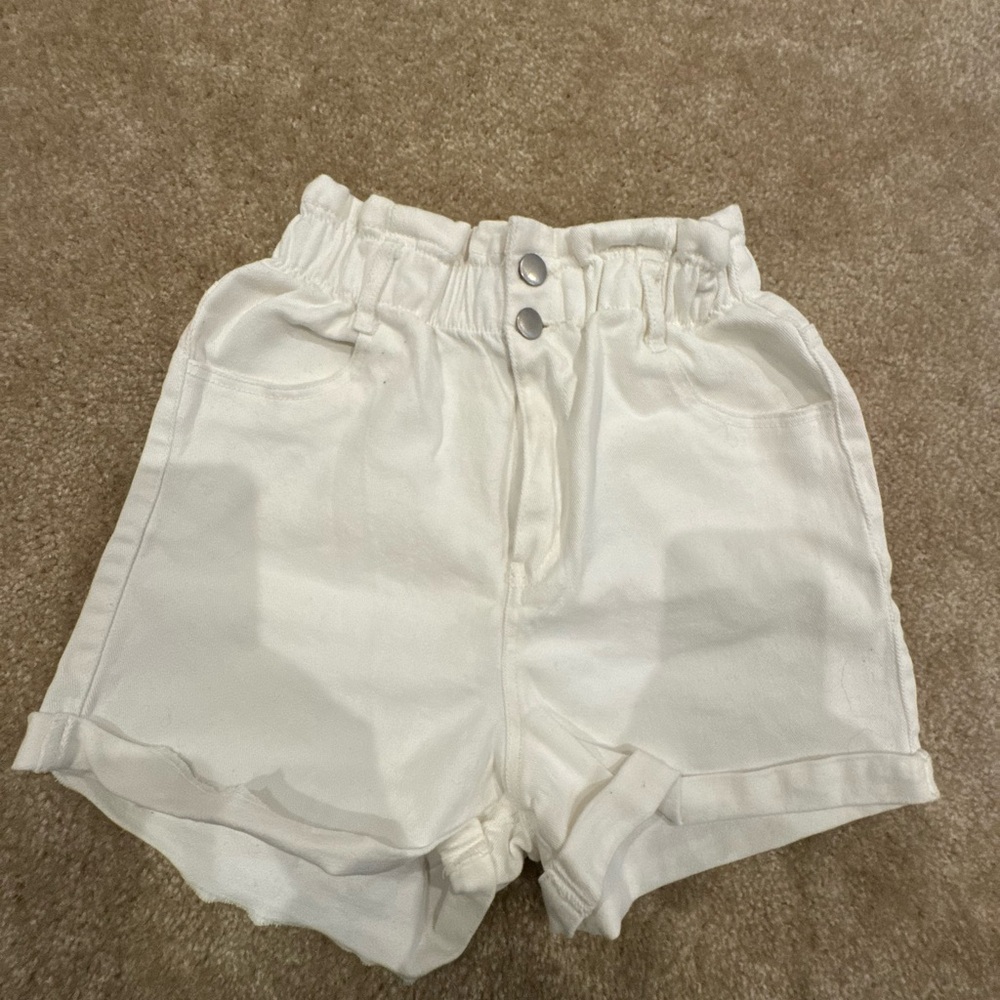 Love Tree Cream High Waist Women's Shorts